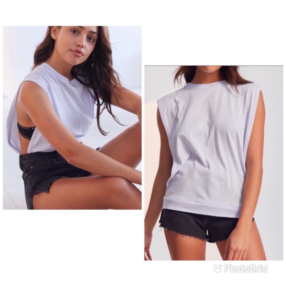 Urban Outfitters BDG Lavender 1985 Muscle Tee - Picture 3 of 9